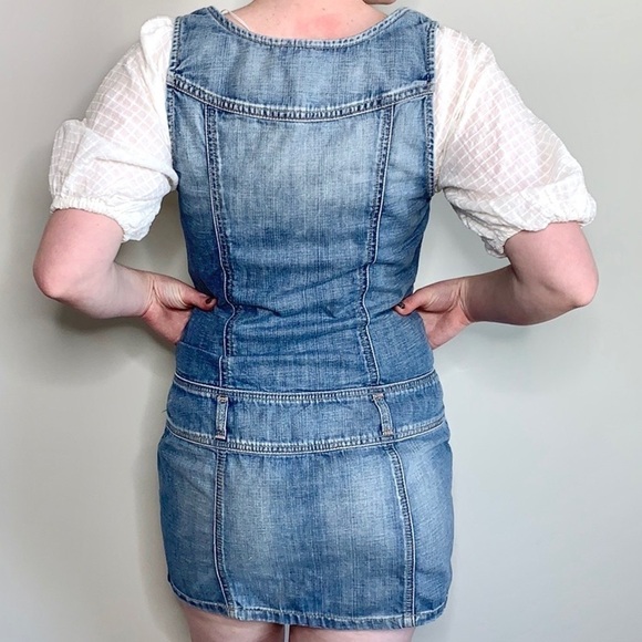 Vintage Guess Denim Button Down Dress - Picture 7 of 8